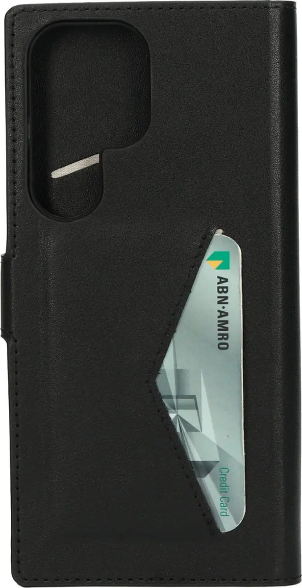 Mobiparts MP-123662 Hoesje Samsung Galaxy S23 Ultra - Wallet - Eco Leer - Zwart