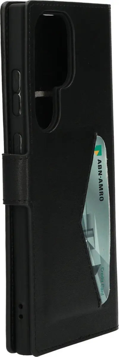 Mobiparts MP-123662 Hoesje Samsung Galaxy S23 Ultra - Wallet - Eco Leer - Zwart - afbeelding 6 van 6