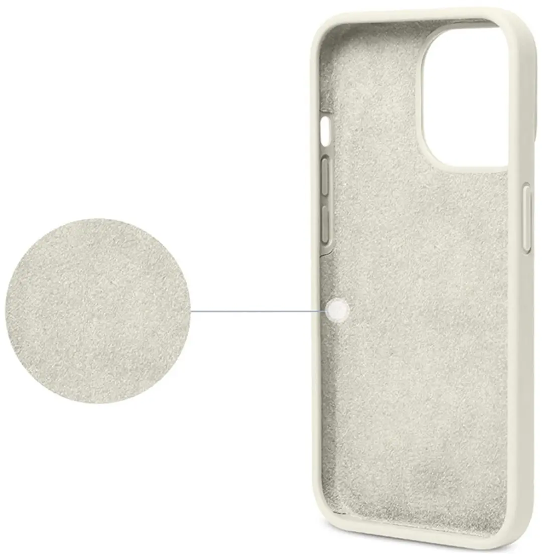 MobiQ Liquid Silicone Hoesje iPhone 13 Pro - lichtgrijs