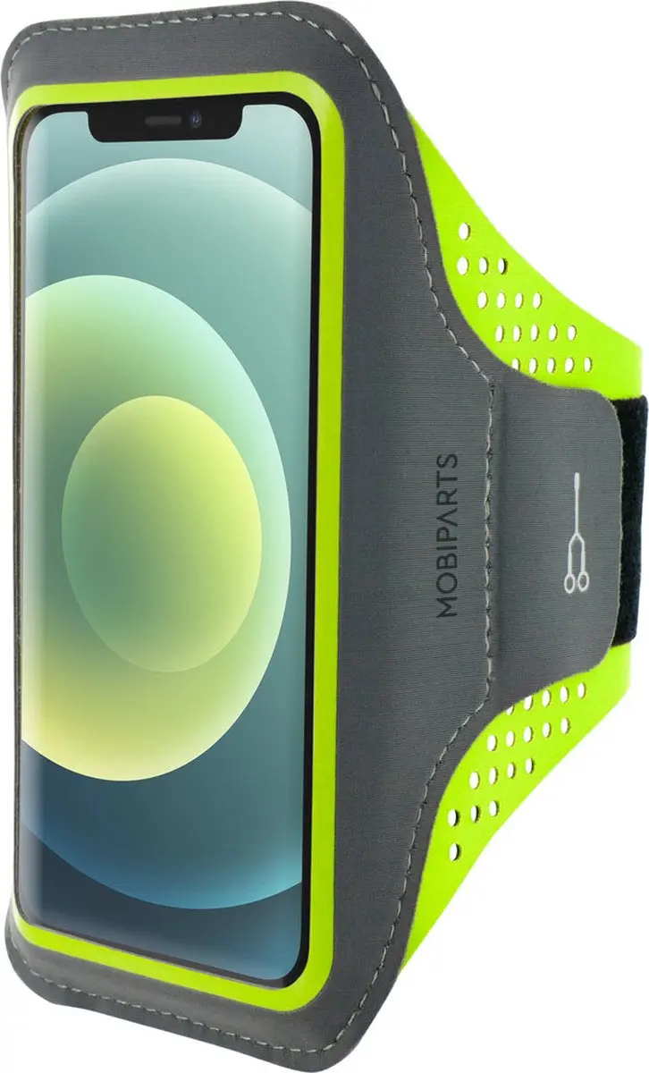 Mobiparts Hardlooparmband iPhone 12/12 Pro MP-111647 - Groen