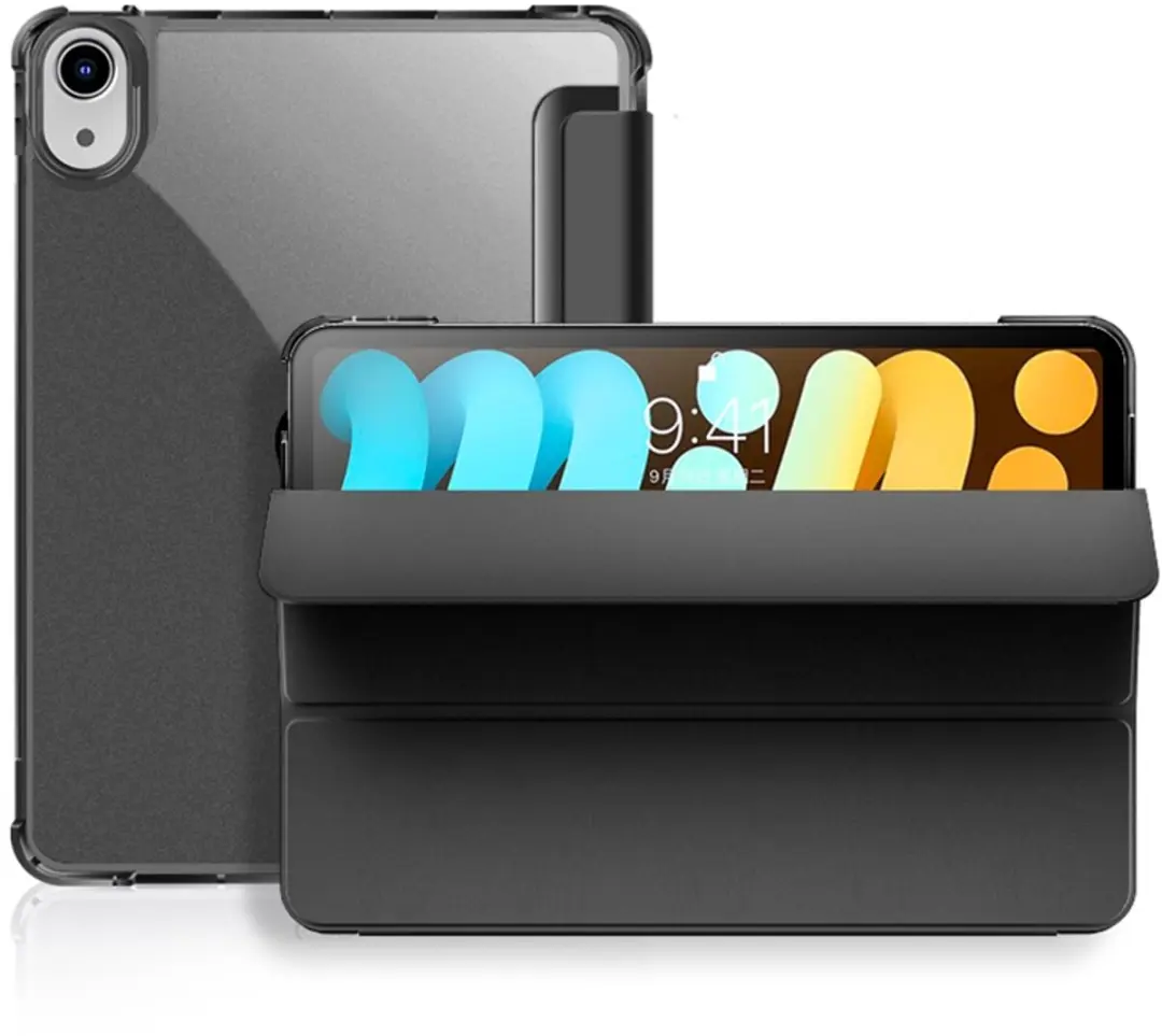 MobiQ 46-30724 Hard Case Folio iPad Mini 7 - 8.3 Inch - Zwart