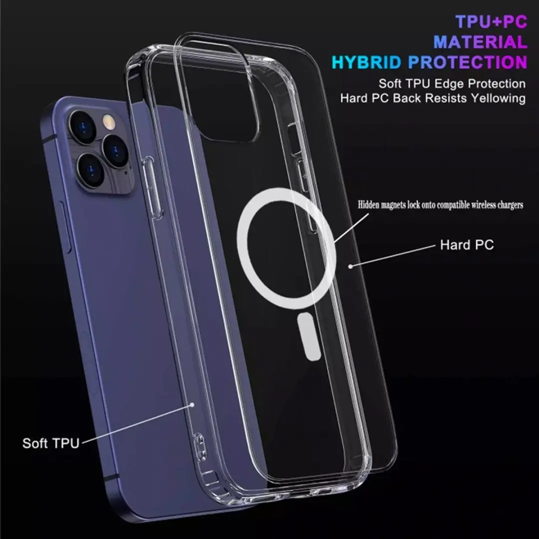 MobiQ Hoesje iPhone 12 Pro Max 13-00486 - Transparant