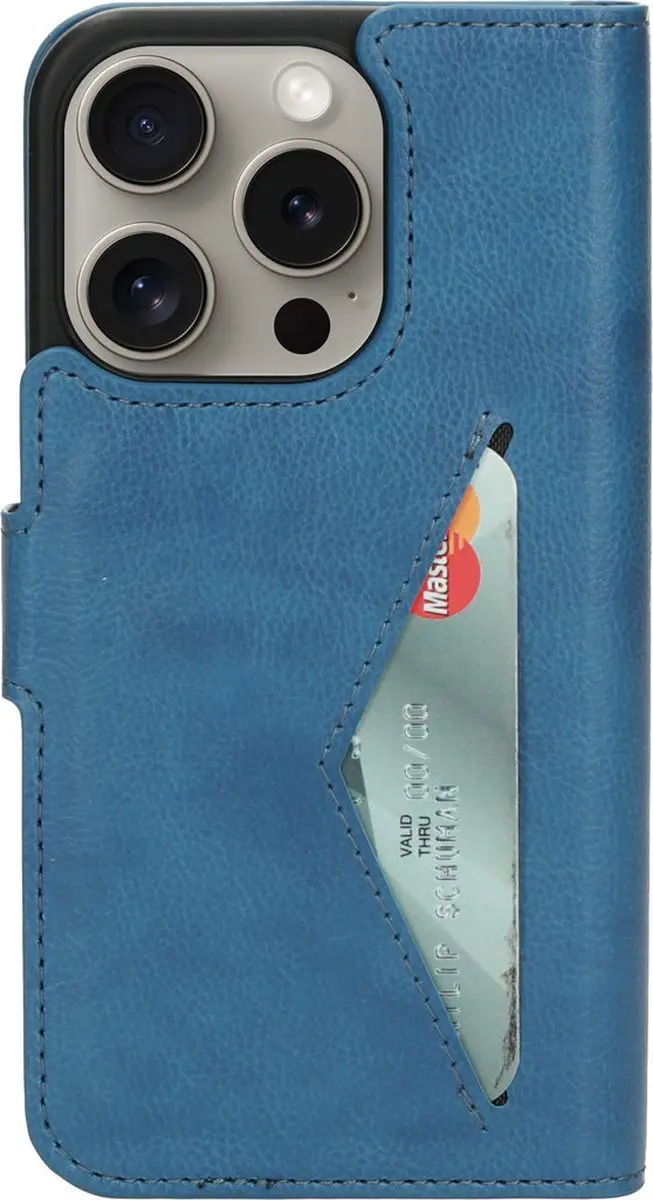 Mobiparts MP-124381 Hoesje iPhone 15 Pro - Blauw