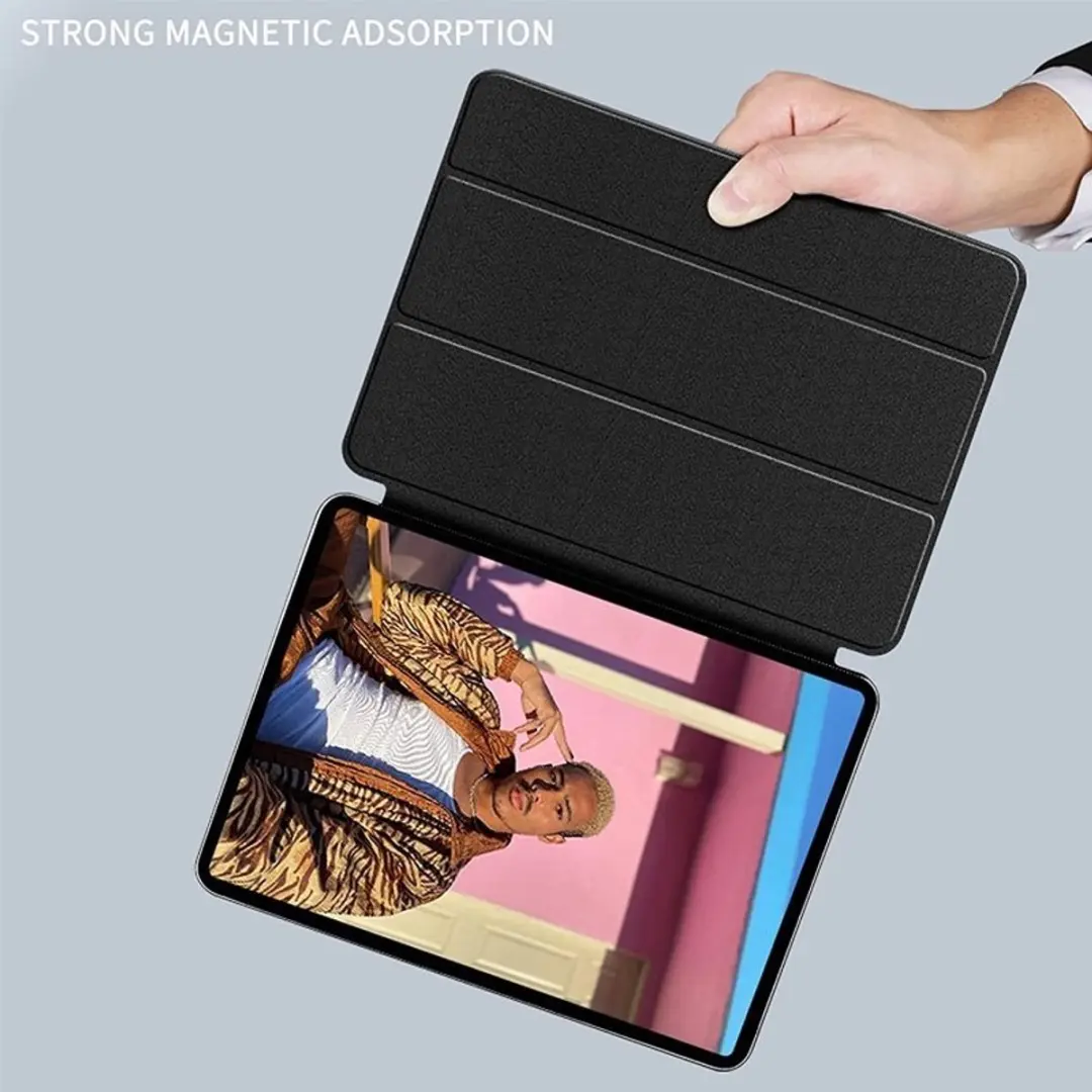 MobiQ Magnetische Folio Case 46-00929 - iPad Air 11" (2024) - Zwart