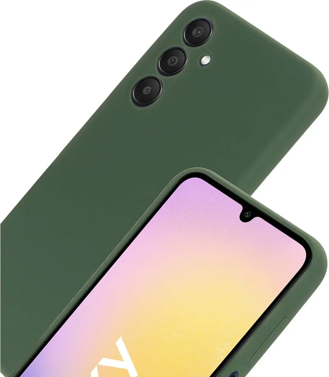 Mobiparts MP-125654 Hoesje Samsung Galaxy A25 - Groen