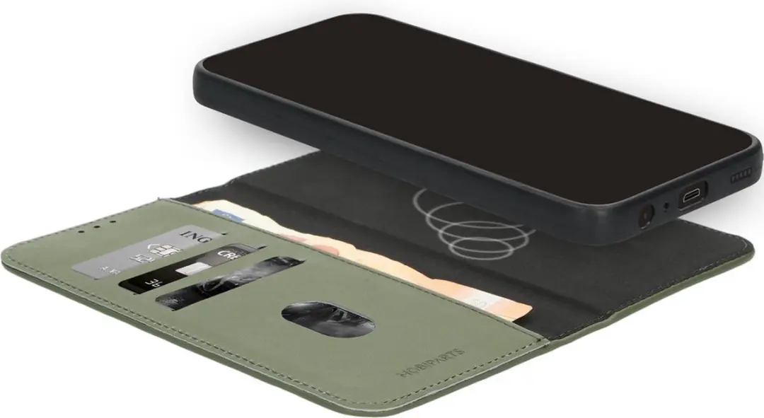 Mobiparts MP-126016 Hoesje Samsung Galaxy A55 - Wallet 2-in-1 - Groen
