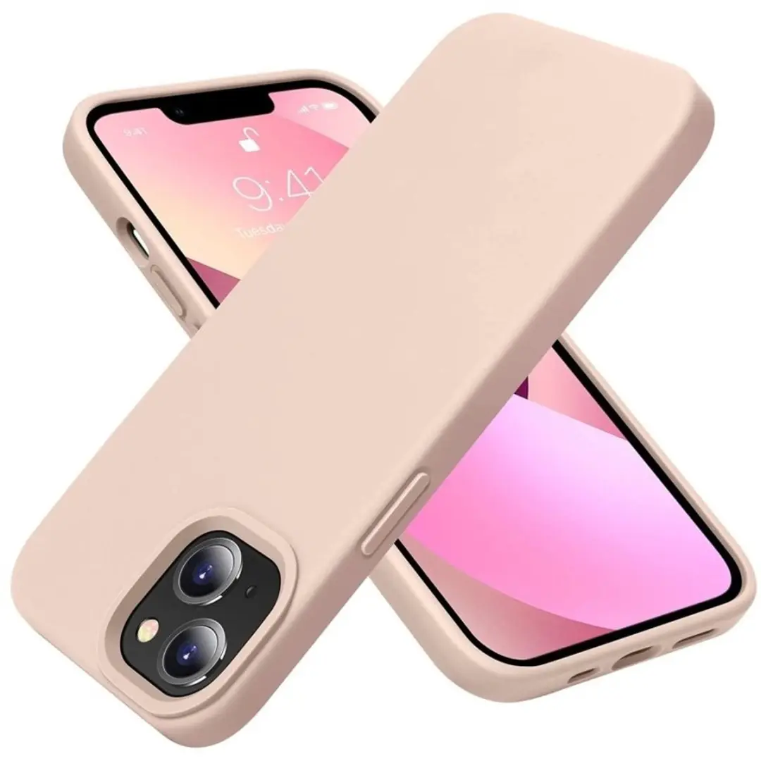 MobiQ iPhone 15 Siliconen Hoesje