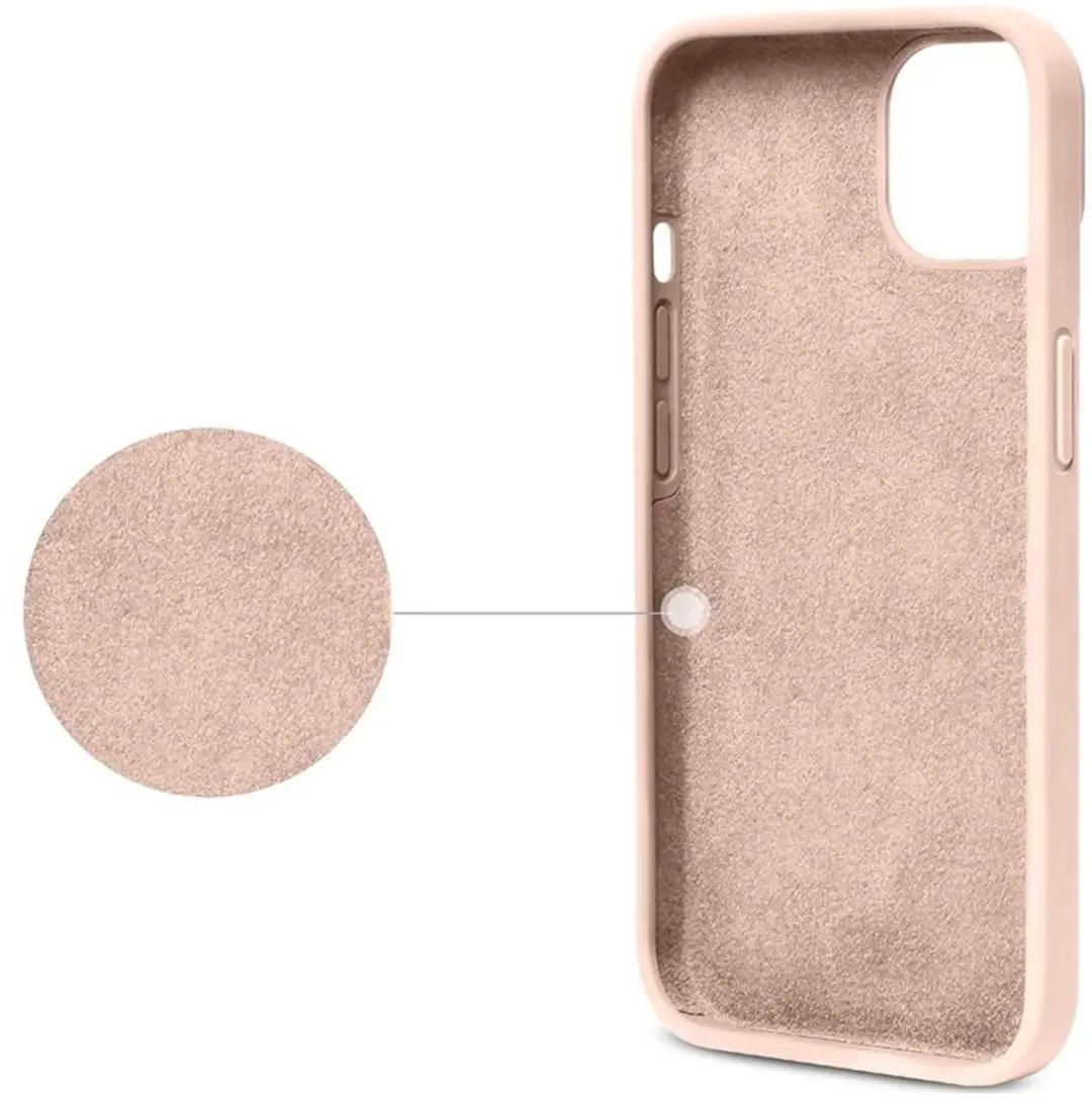 MobiQ iPhone 15 Siliconen Hoesje - Roze - MPN 13-02646