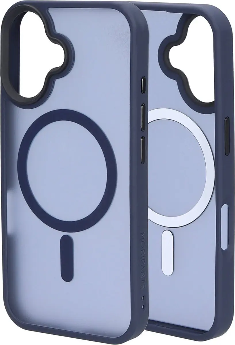 Mobiparts Hoesje iPhone 16 MagSafe Blauw