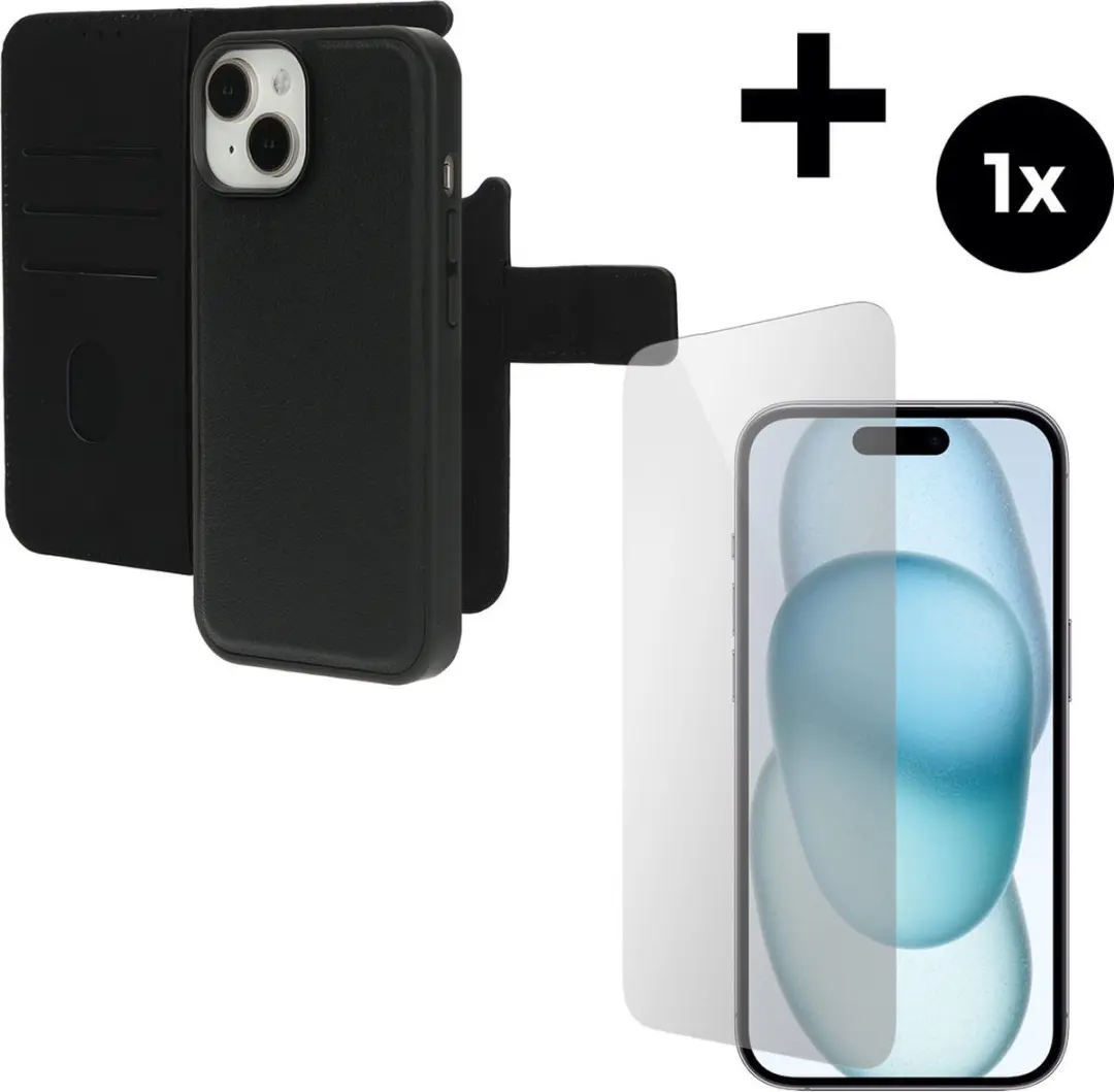 Mobiparts Leather 2-in-1 Wallet Case iPhone 15