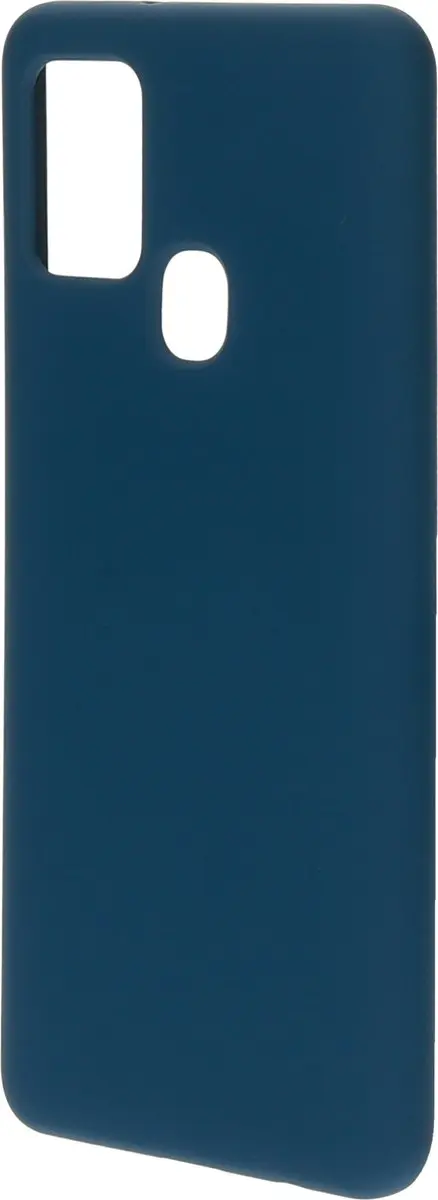 Mobiparts Hoesje Samsung Galaxy A21s Siliconen - Blauw MP-108404