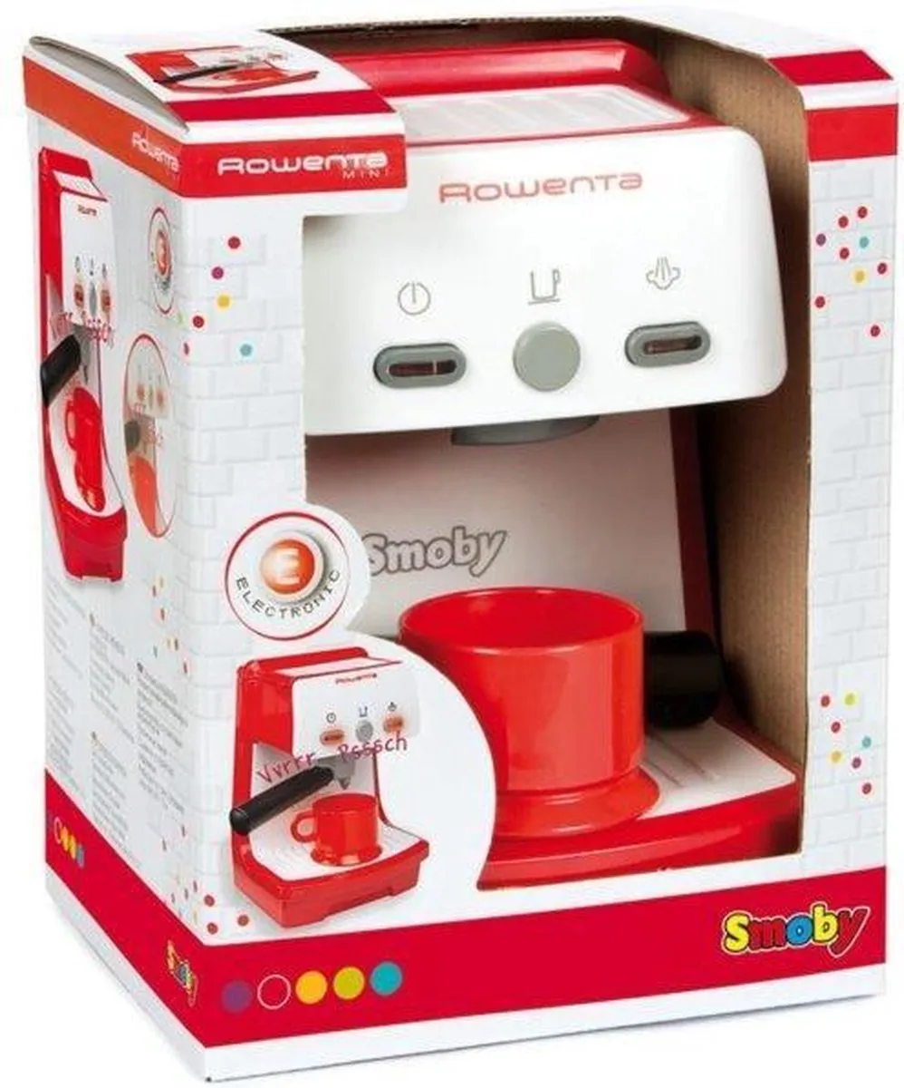 Smoby Espresso Machine - Rood/Wit - 2x 4.5V