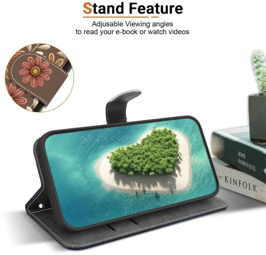 Selected Samsung Galaxy A57 Hoesje Book Case - Bruin