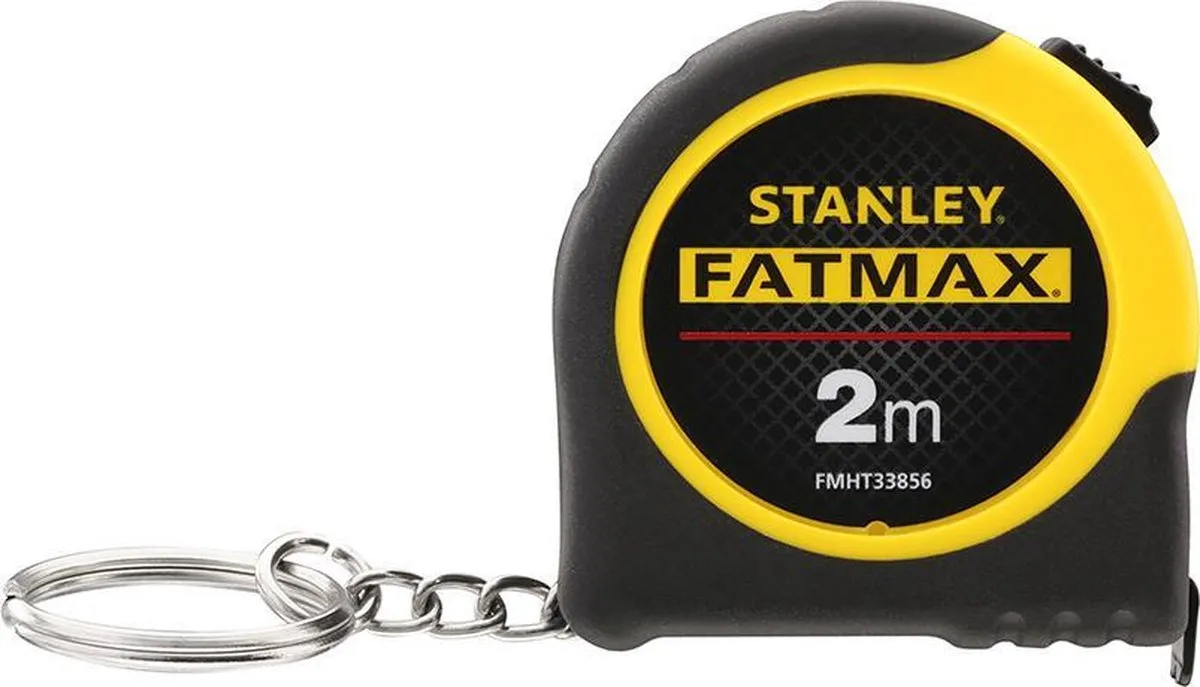 Stanley FatMax Rolbandmaat 2m FMHT0-33856 - Zwart