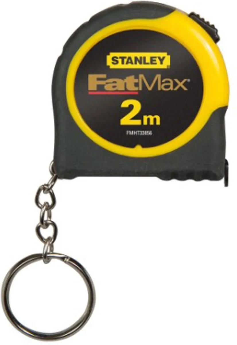 Stanley FatMax Rolbandmaat 2m FMHT0-33856 - Zwart