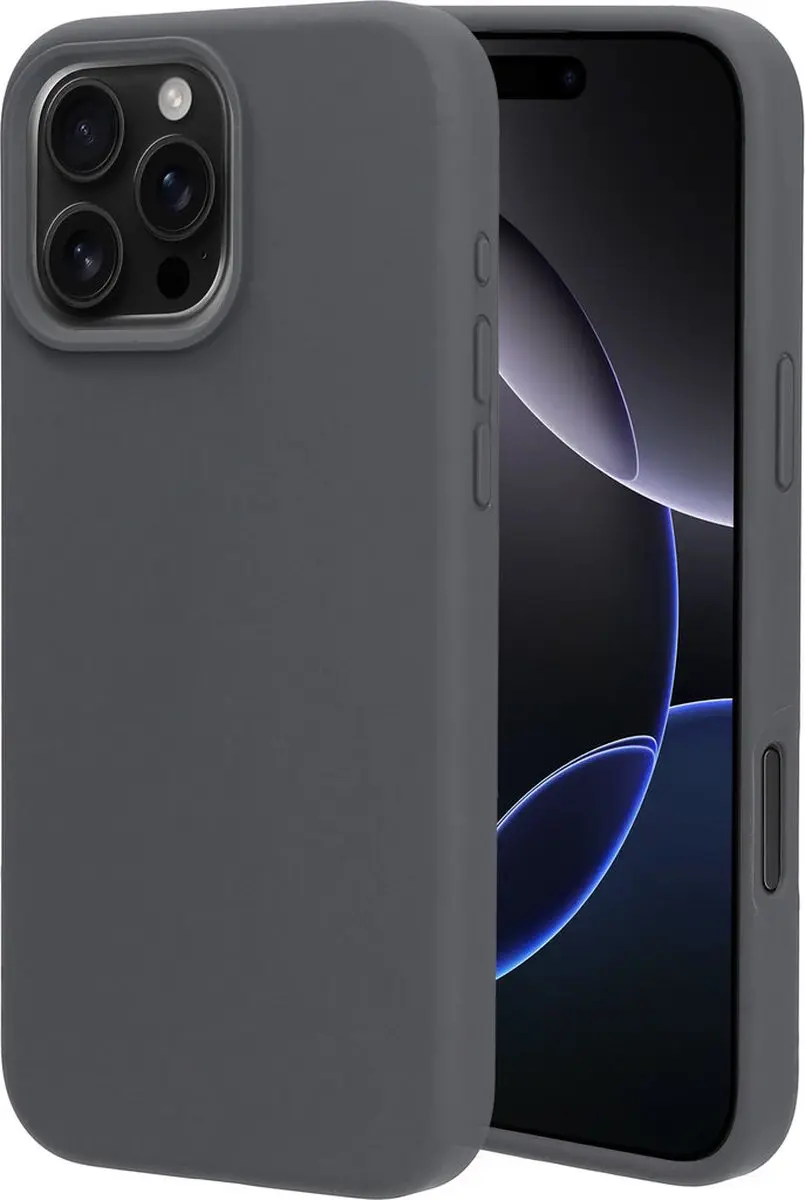 Mobiparts MP-127673 Hoesje iPhone 16 Pro Max - Siliconen Grijs