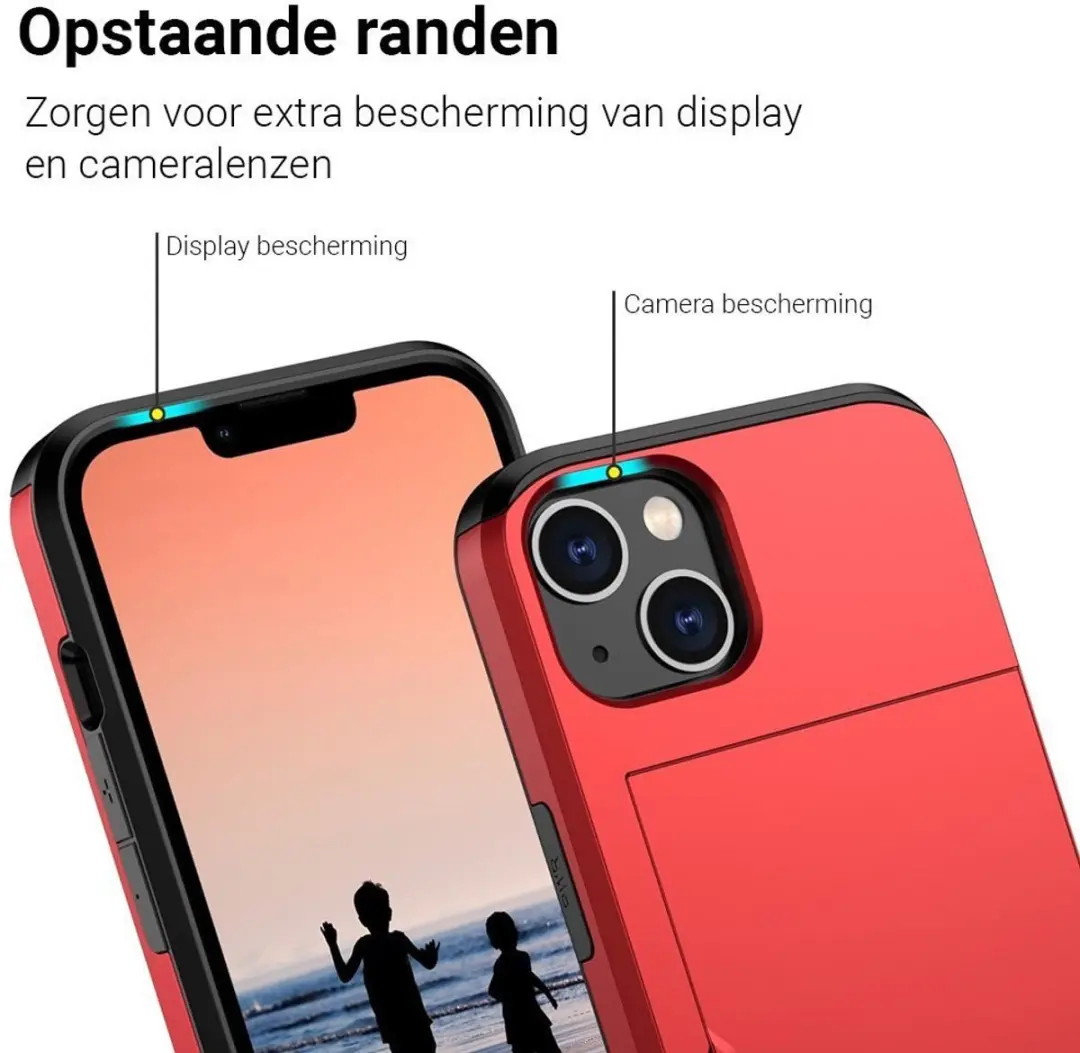 MobiQ iPhone 16e Pashoesje Rood - MPN 46-00830
