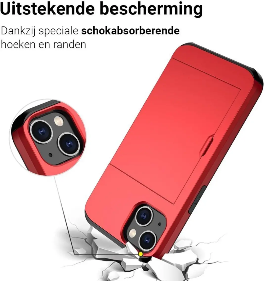 MobiQ iPhone 16e Pashoesje Rood - MPN 46-00830