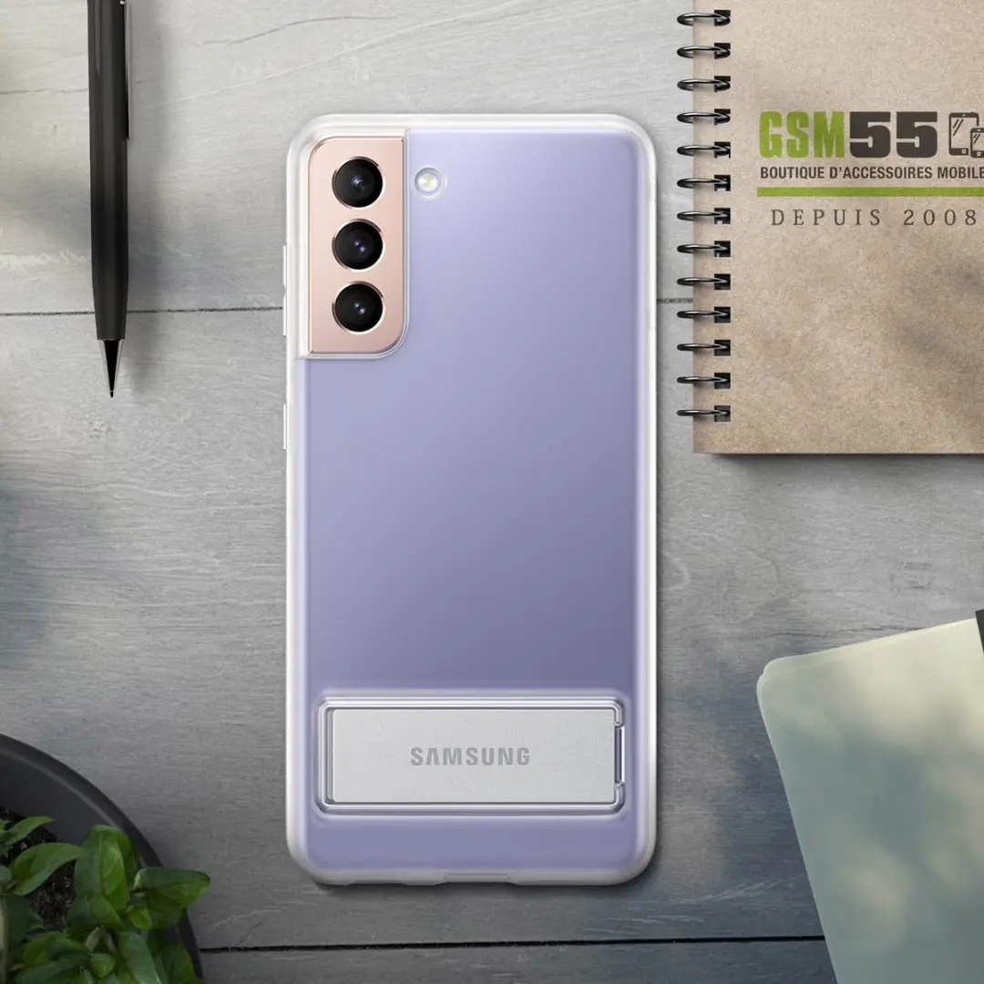 Samsung Clear Standing Hoesje S21 EF-JG991CTEGWW - Transparant
