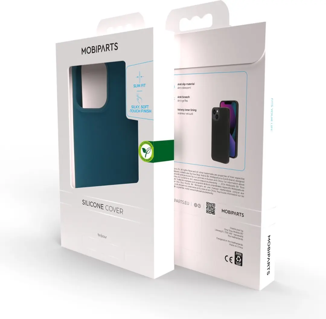 Mobiparts MP-5001182 Silicone Hoesje - iPhone 14 Pro Max - Blauw