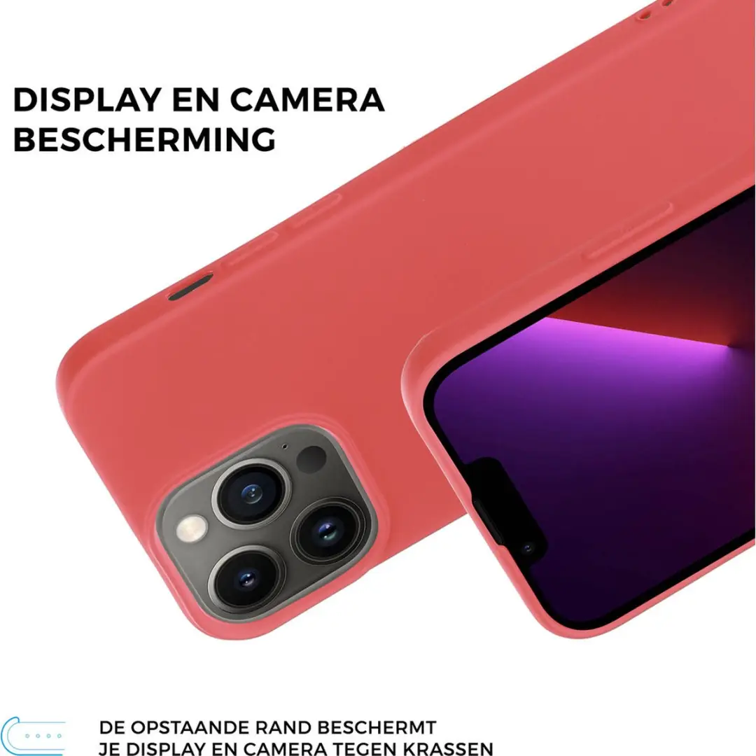 Mobiparts Silicone Cover iPhone 14 Plus MP-5000495 - Rood