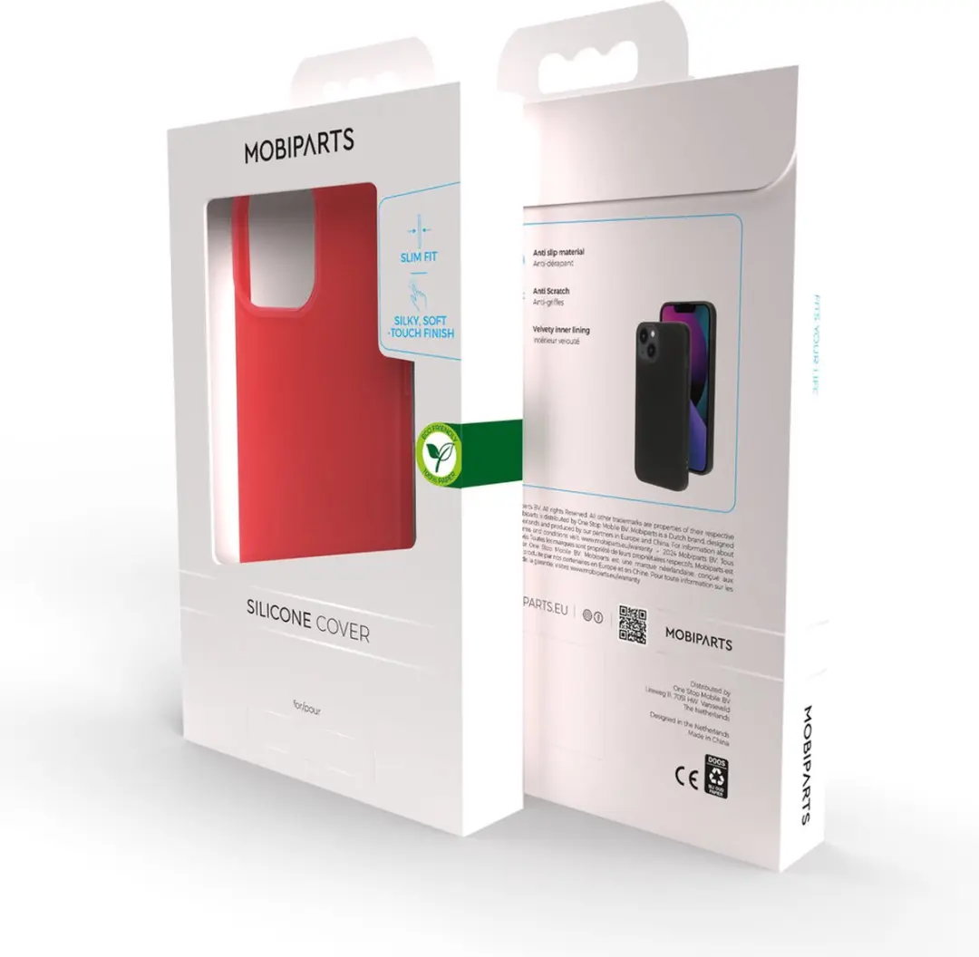 Mobiparts Silicone Cover iPhone 14 Plus MP-5000495 - Rood