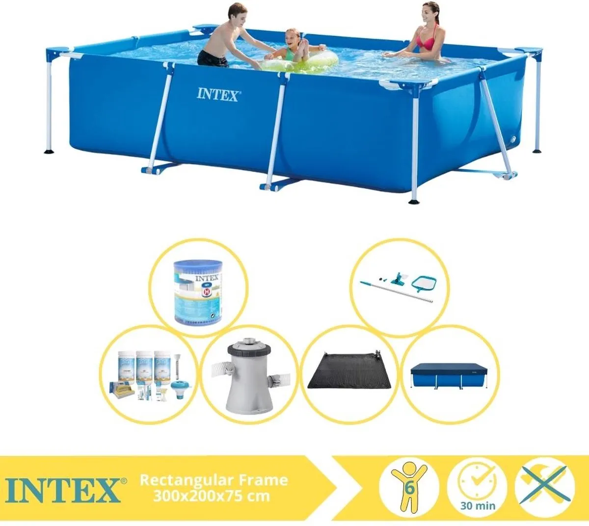 Intex 28272NP Opzetzwembad 300x200x75cm