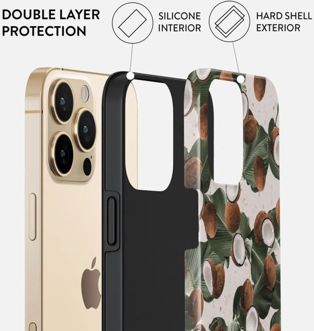 Burga Tough Case iPhone 13 Pro Coconut Crush
