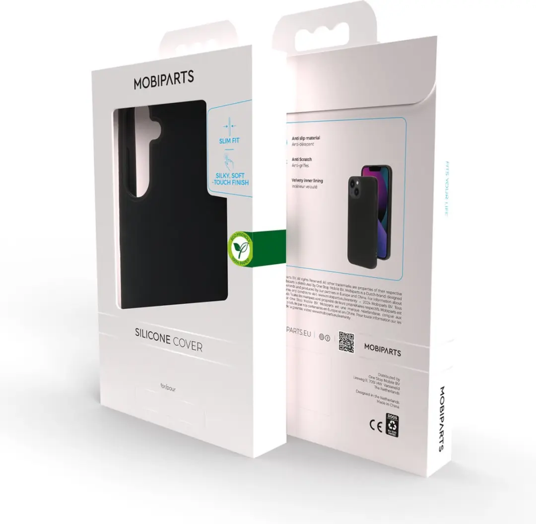 Mobiparts MP-5002137 Silicone Hoesje - Samsung Galaxy A25 - Zwart