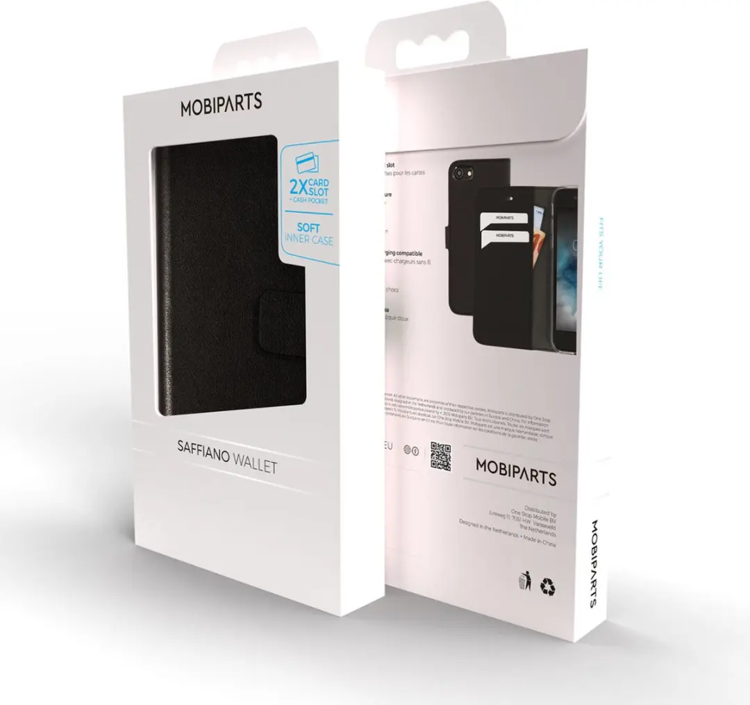 Mobiparts Classic Wallet Hoesje MP-5002594 - Samsung Galaxy A6 (2018) - 3 Pasjes - Zwart