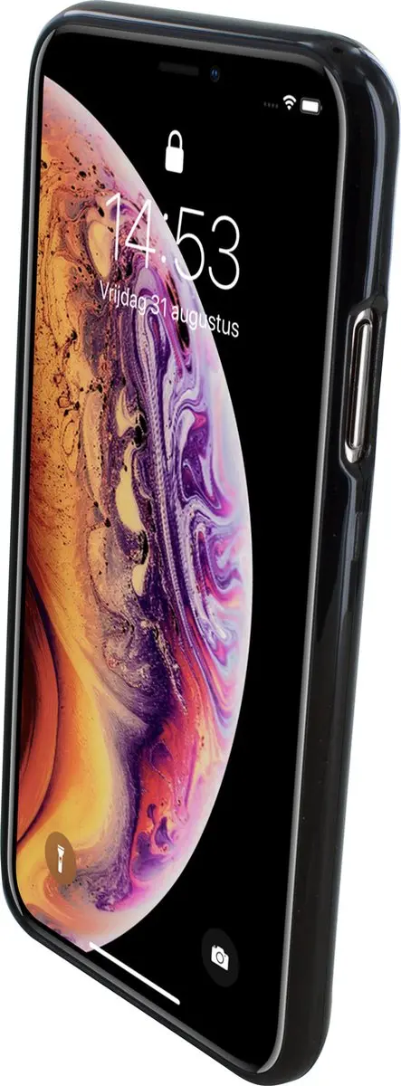 Mobiparts MP-80756 Hoesje iPhone X/Xs - Zacht TPU - Zwart