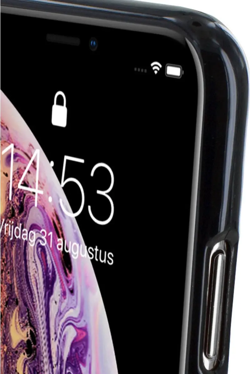 Mobiparts MP-80756 Hoesje iPhone X/Xs - Zacht TPU - Zwart