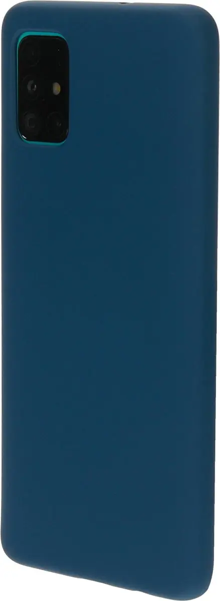 Mobiparts Hoesje Samsung Galaxy A51 Siliconen - Blauw - MP-108406