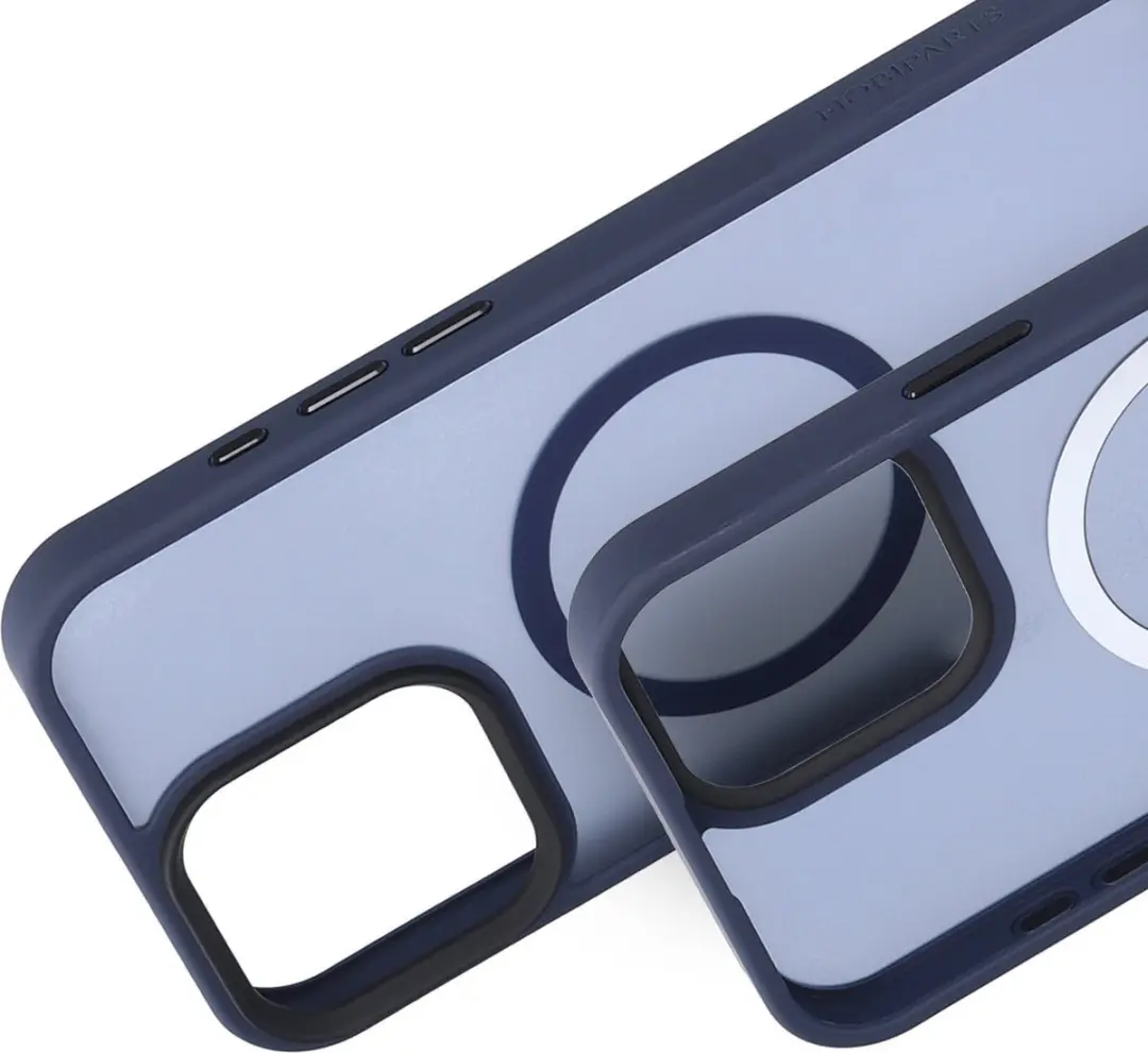 Mobiparts MP-127212 Hoesje iPhone 16 Pro Max - Hardcover MagSafe - Blauw