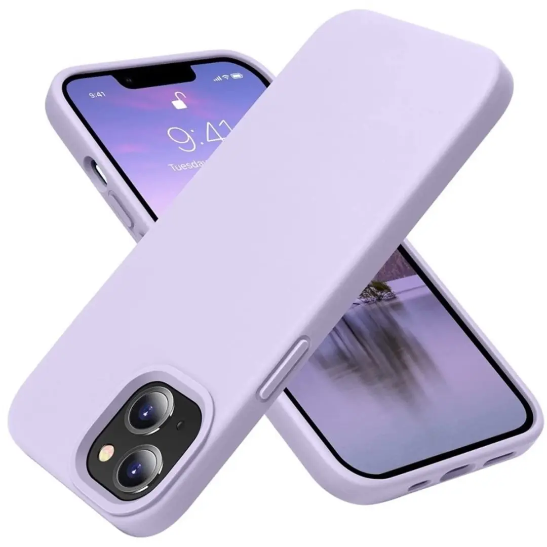 MobiQ Liquid Silicone Hoesje iPhone 15 Plus