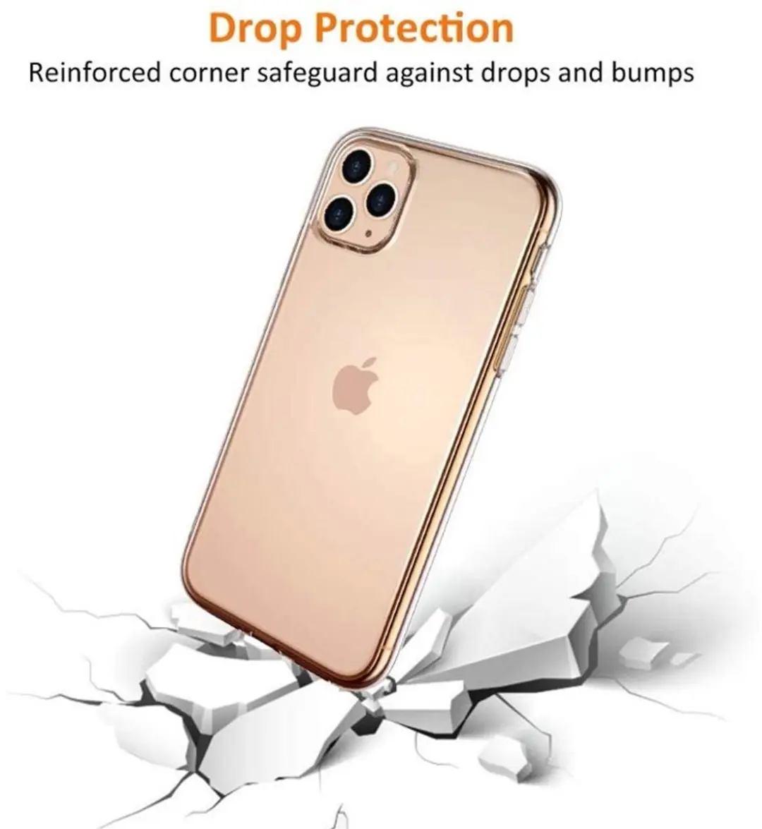 MobiQ iPhone 11 Pro Max Hoesje - Transparant - mobiq-15182