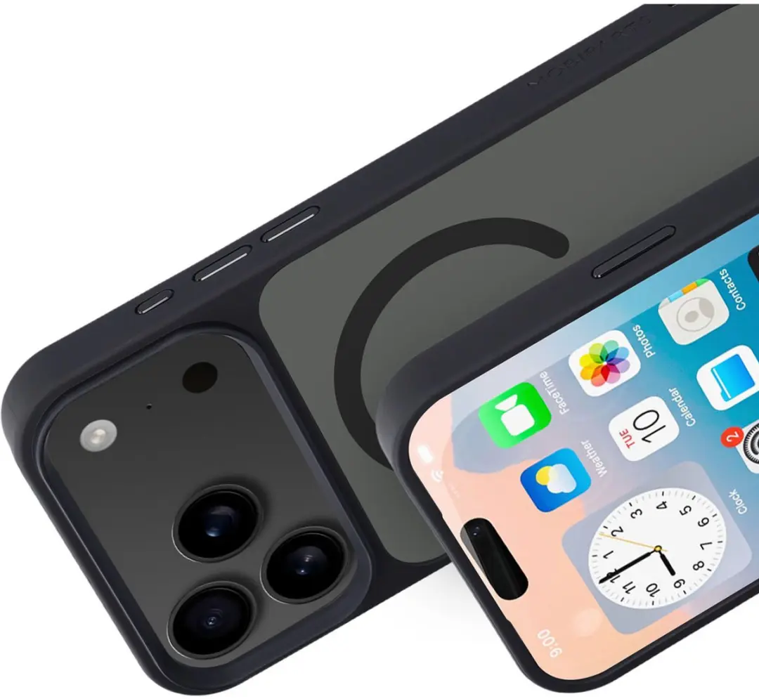 Mobiparts MP-130067 Hoesje iPhone 17 Pro Max - Hardcover MagSafe - Zwart
