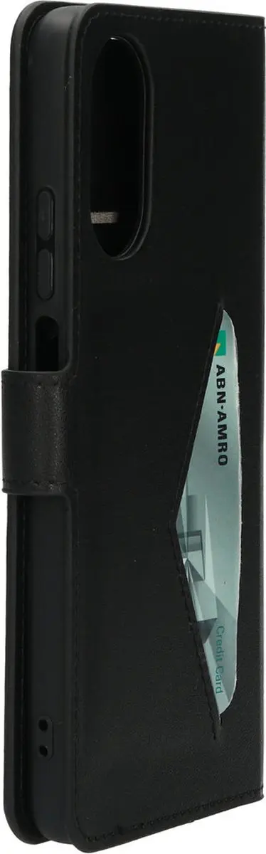 Mobiparts MP-123535 Hoesje Oppo A17 - Wallet - Eco Leer - Zwart
