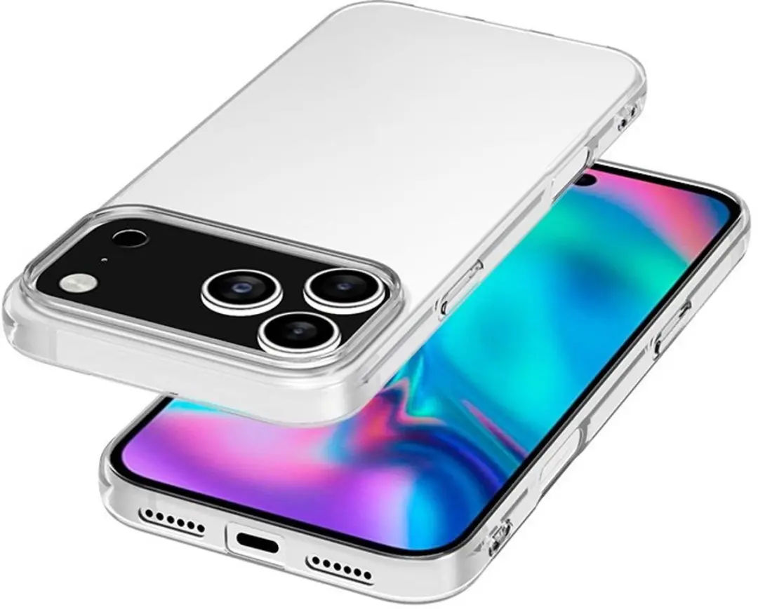 MobiQ iPhone 17 Pro Max TPU Hoesje - Transparant 46-01424