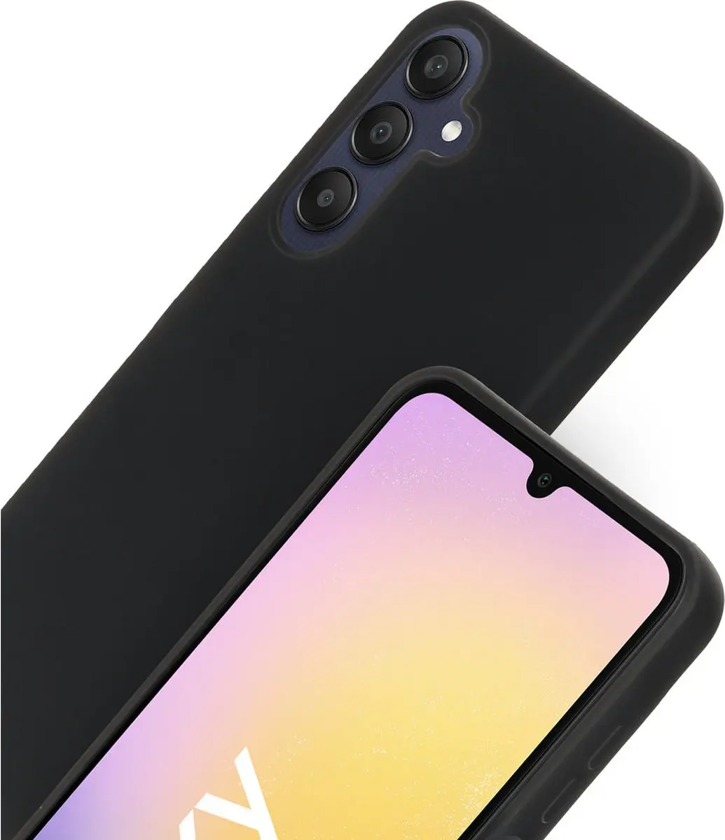Mobiparts Hoesje Samsung Galaxy A25 - Zwart - MP-125648