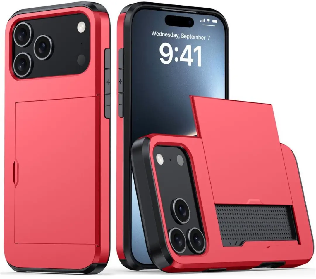 MobiQ Hybrid Card iPhone 17 Pro Max Hoesje