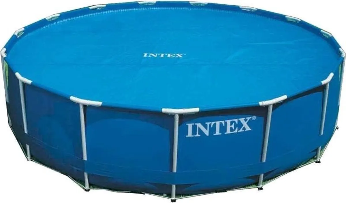 Intex 15FT Zwembadcover 457cm - Blauw