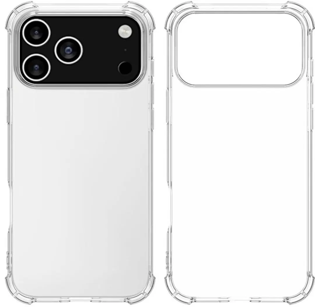 MobiQ 46-01331 iPhone 17 Pro Hoesje - Transparant