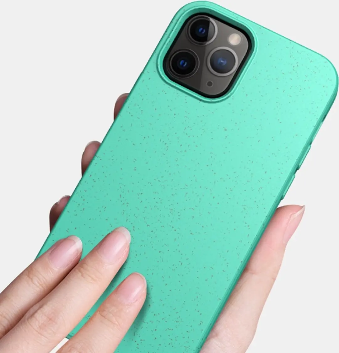 MobiQ Flexibel Eco Hoesje 13-00162 - iPhone 12 Mini - Rood