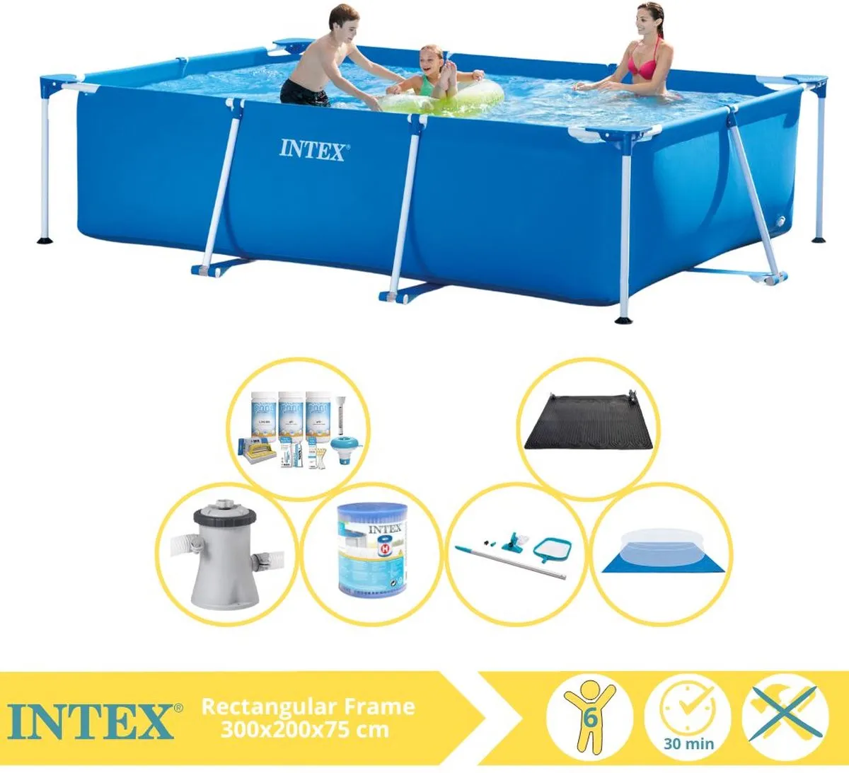 Intex 28272NP Opzetzwembad 300x200x75cm