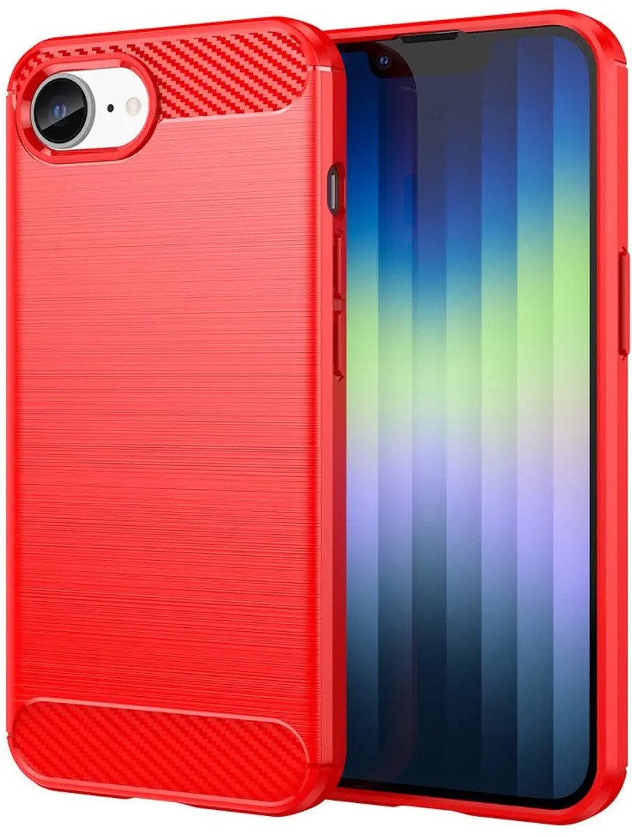 MobiQ Carbon Look Hoesje iPhone 16e 46-00821