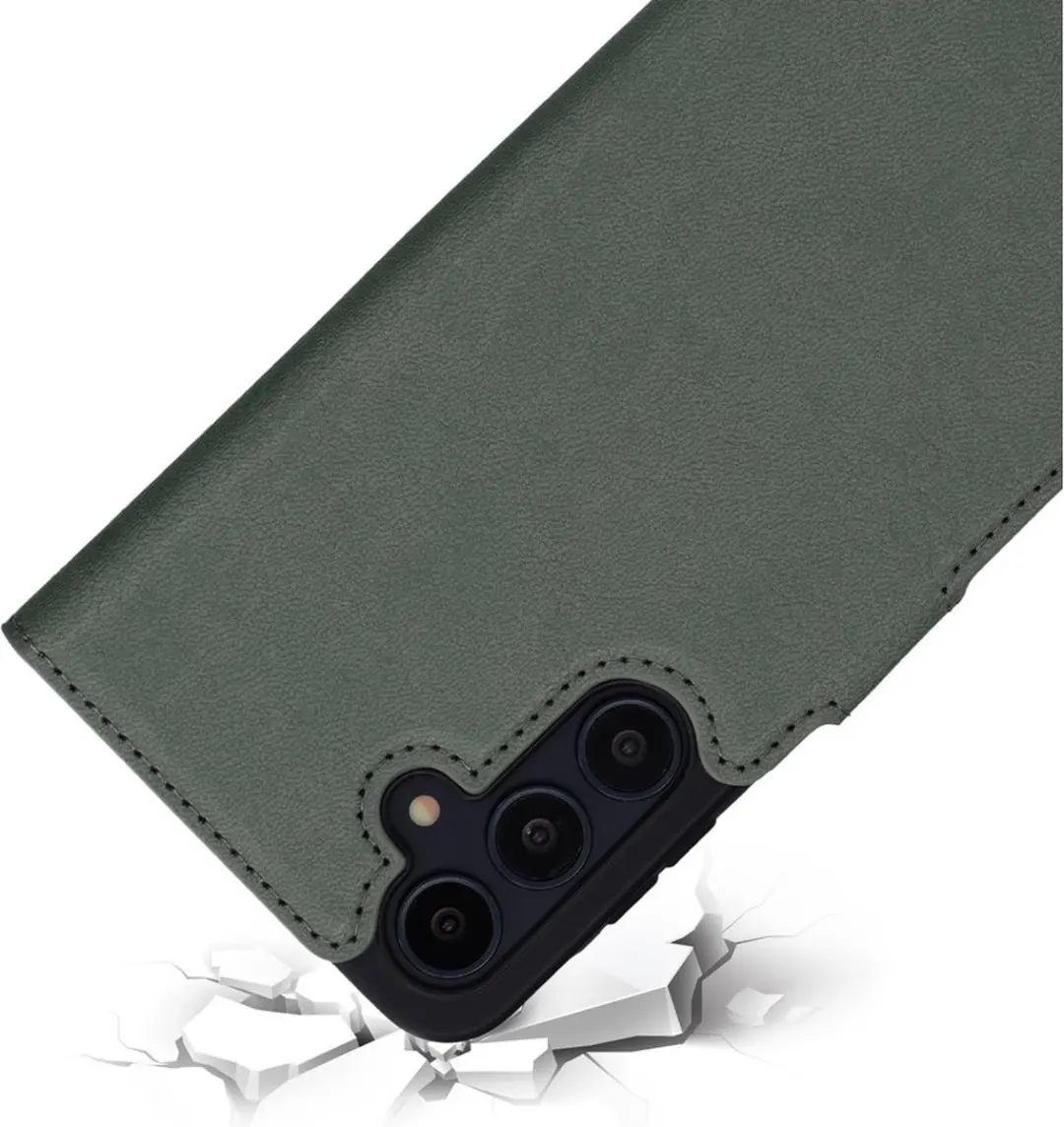 Mobiparts MP-125932 Hoesje Samsung Galaxy A55 - Wallet - Groen