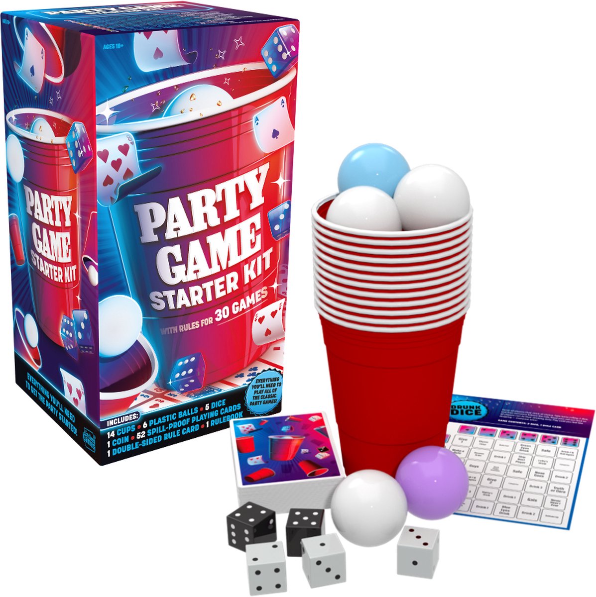 Goliath Party Game Starter Pack - Actiespel - Partyspel - Drankspel - 30 verschillende spellen in 1 verpakking!