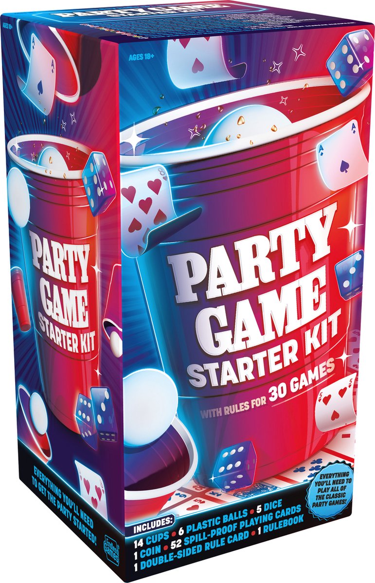 Goliath Party Game Starter Pack - Actiespel - Partyspel - Drankspel - 30 verschillende spellen in 1 verpakking!