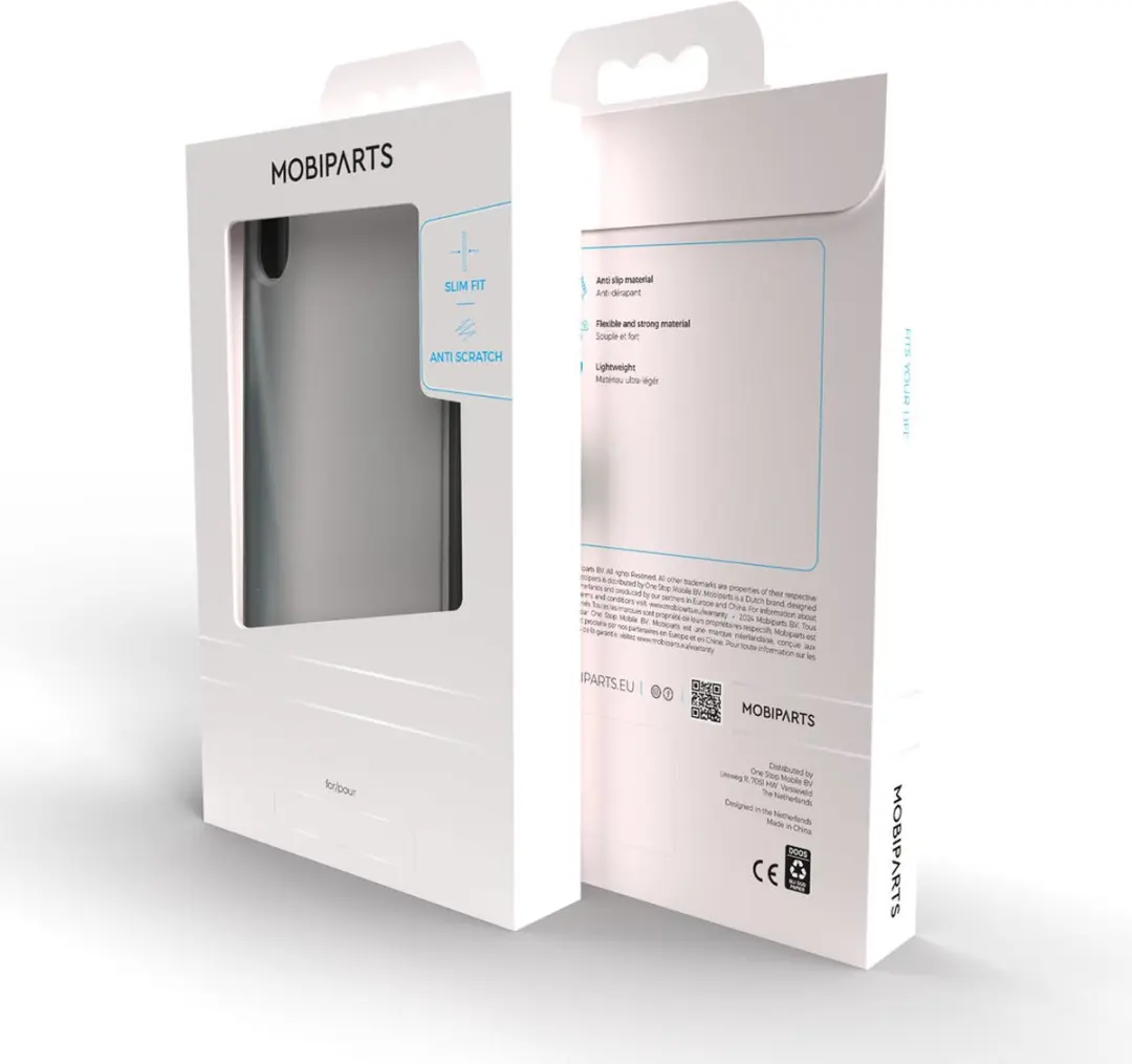 Mobiparts Classic Hard Cover iPhone 11 Pro Max MP-5002679 - Zwart/Grijs